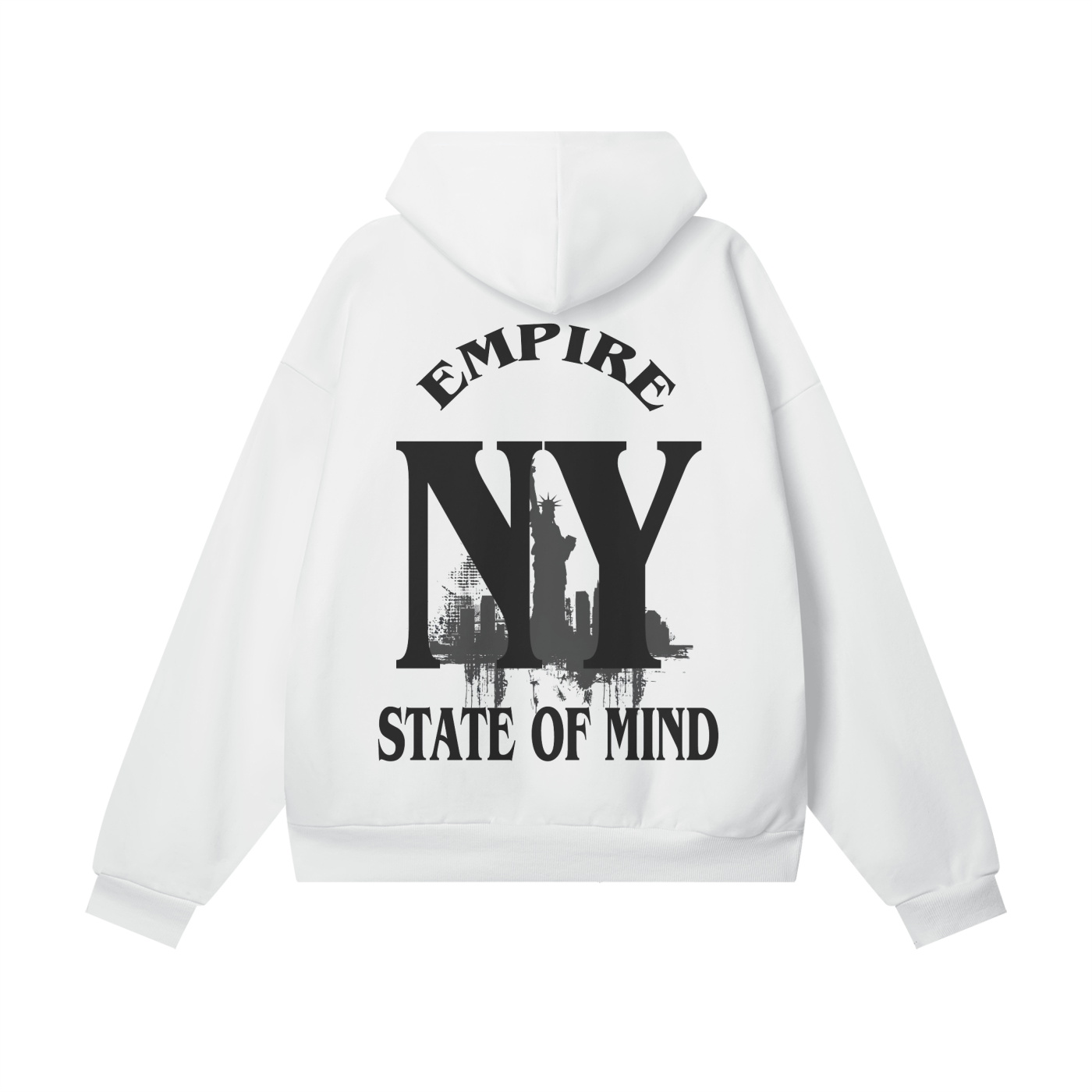 NY Oversize Heavyweight Hidden Pocket Hoodie - 500 GSM