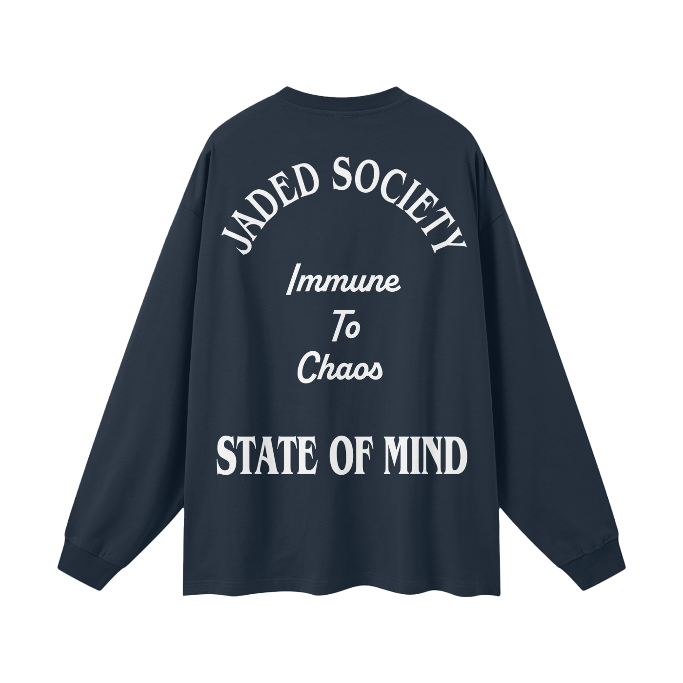 "Immune To Chaos" 305G 100% Cotton Long Sleeve Tee