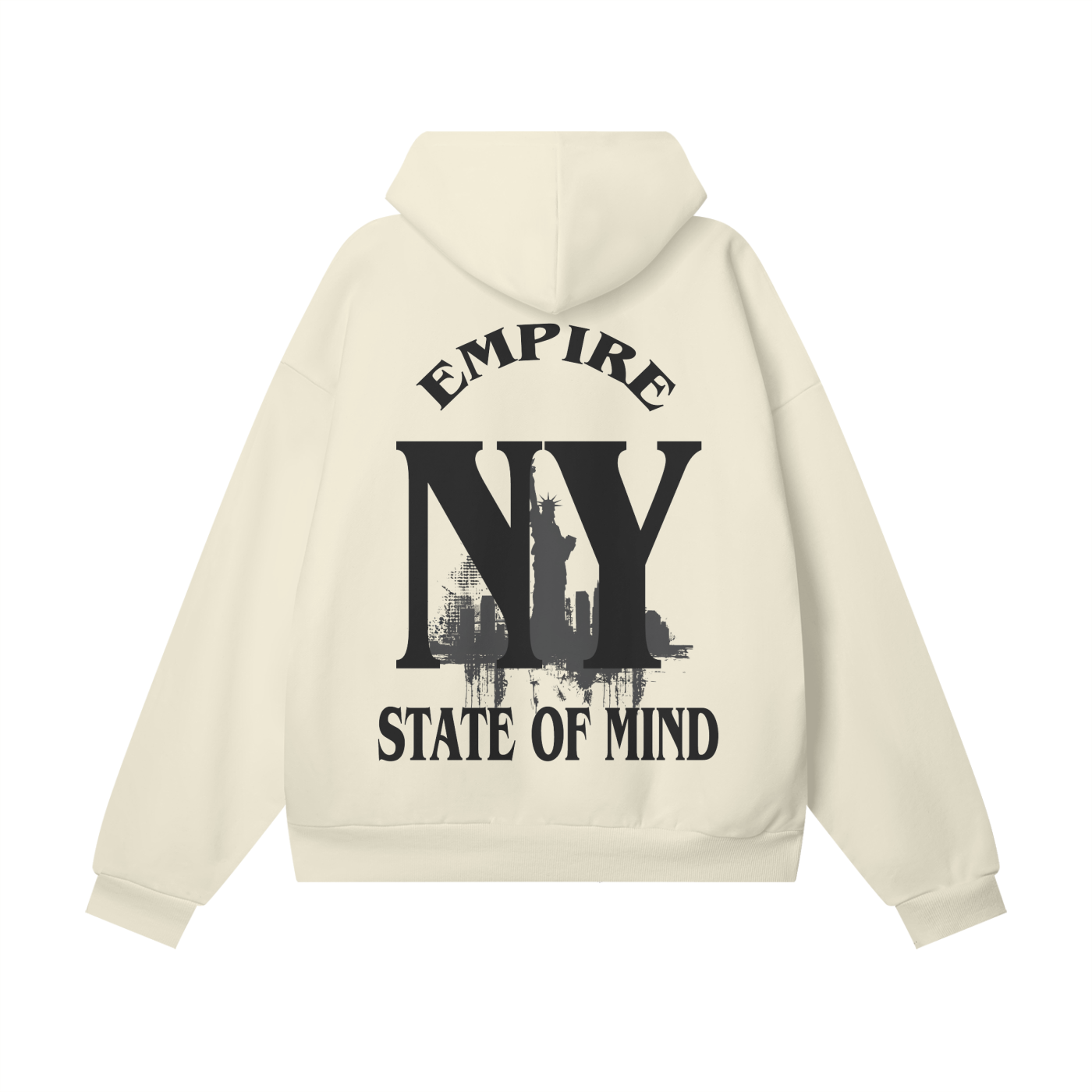 NY Oversize Heavyweight Hidden Pocket Hoodie - 500 GSM