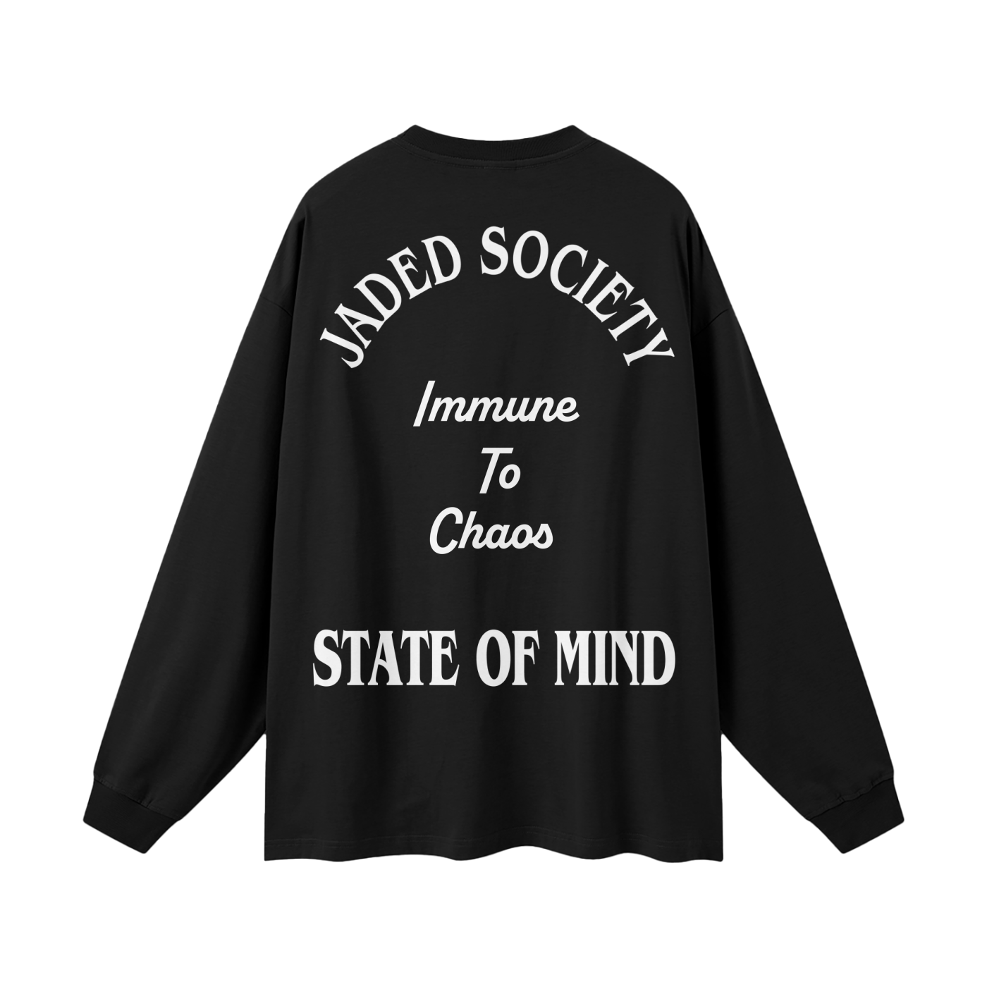"Immune To Chaos" 305G 100% Cotton Long Sleeve Tee