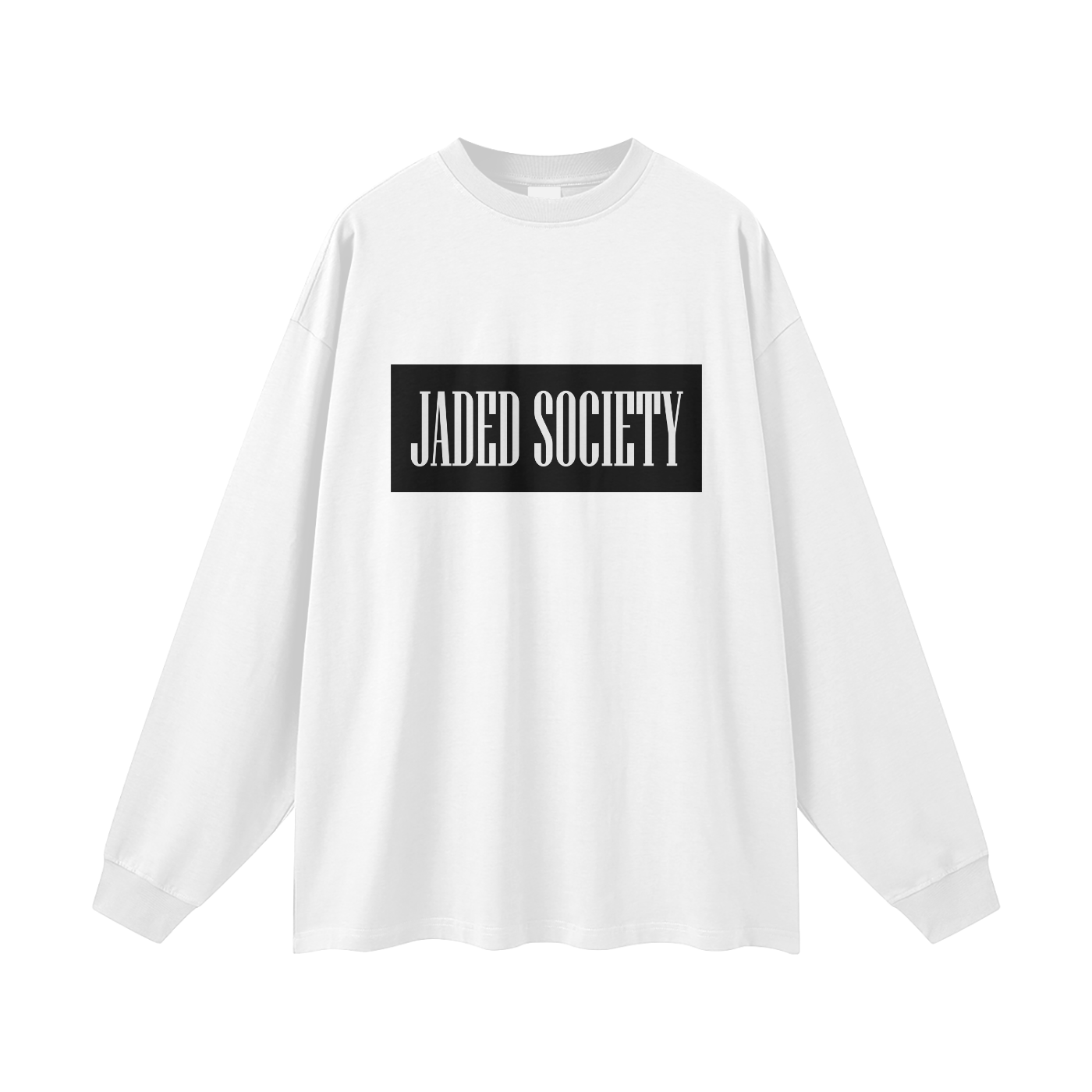 SHAKIN HANDS WITH DEATH 305G FOG 100% Cotton Long Sleeve Tee