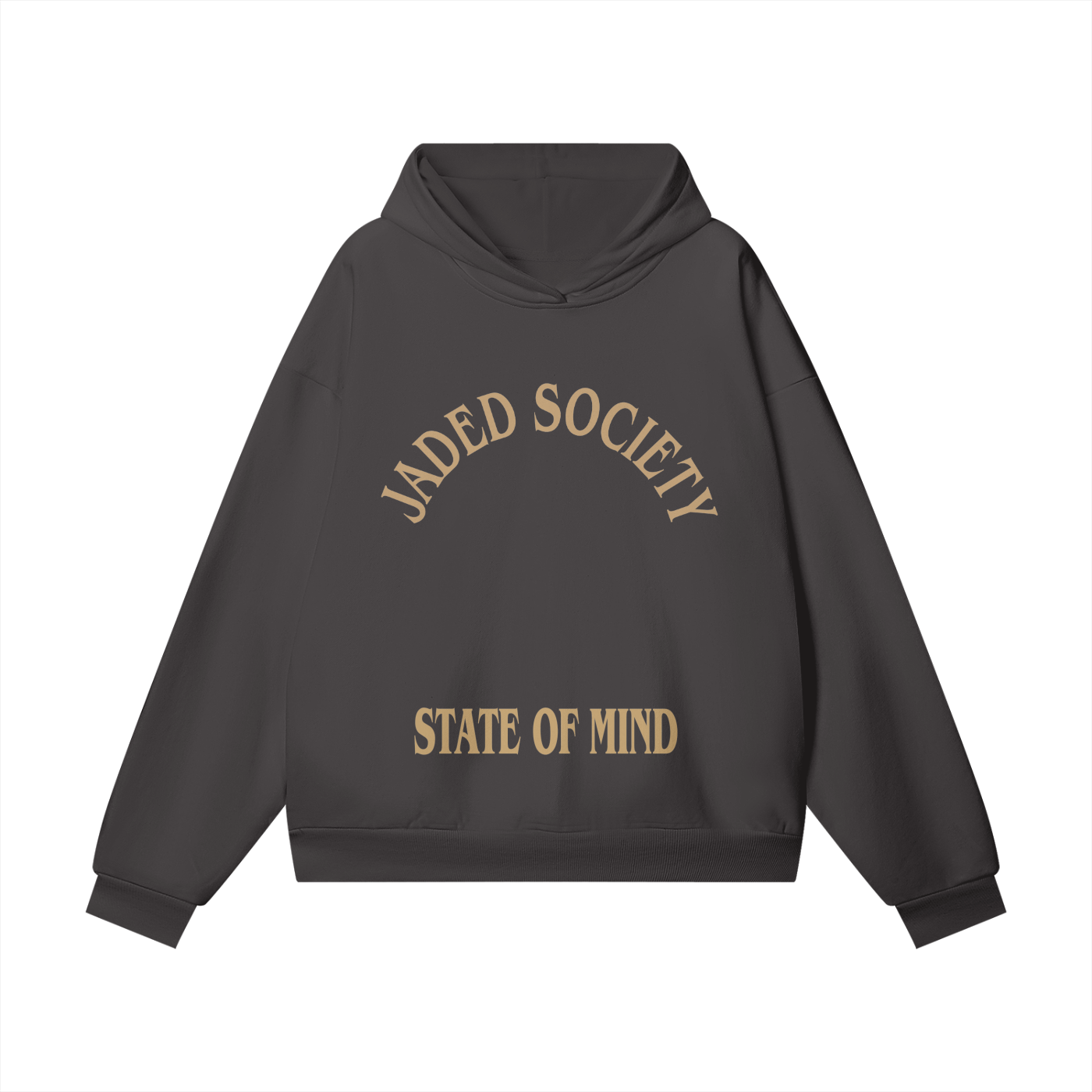 No Emotion Just Motion Heavyweight Hidden Pocket Fleece Hoodie - 500 GSM