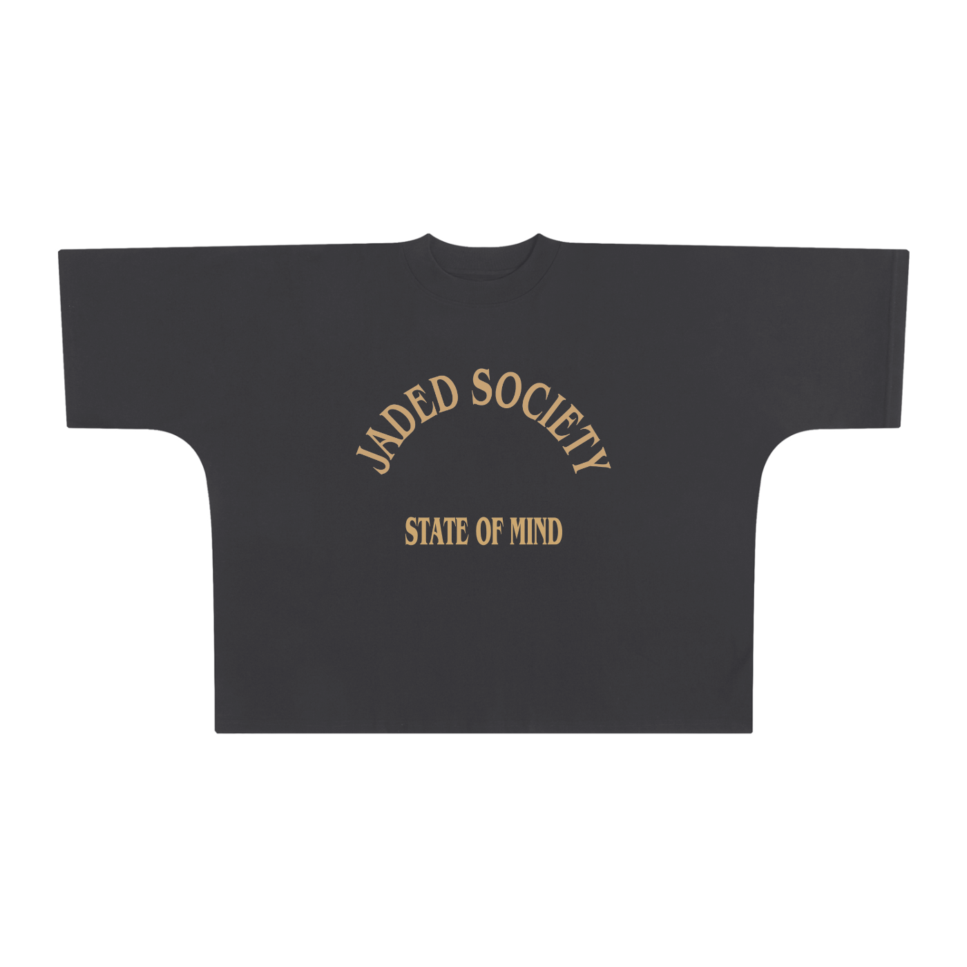 No Emotion Just Motion Oversize Boxy Tee - 300 GSM