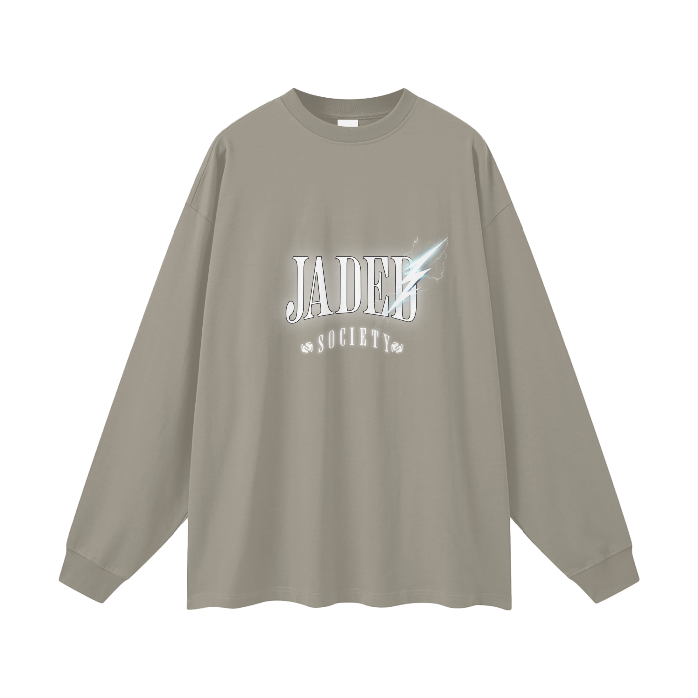 Streetwear Unisex 305G FOG 100% Cotton Long Sleeve Tee