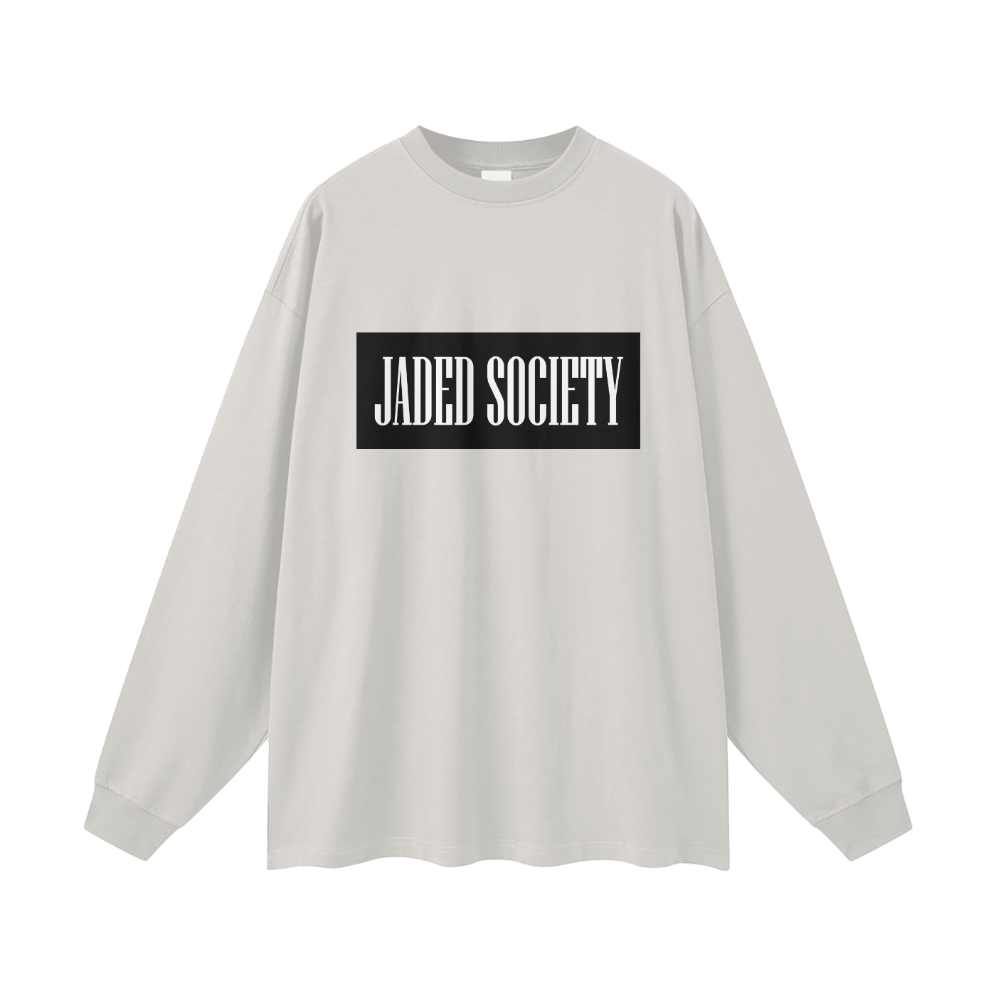 SHAKIN HANDS WITH DEATH 305G FOG 100% Cotton Long Sleeve Tee