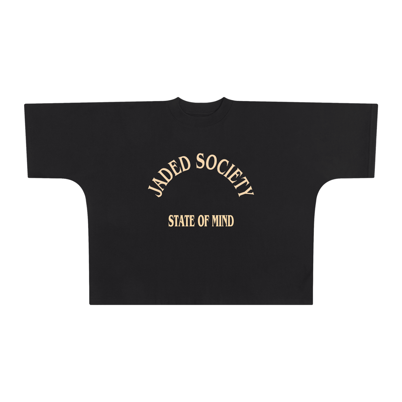 No Emotion Just Motion Oversize Boxy Tee - 300 GSM