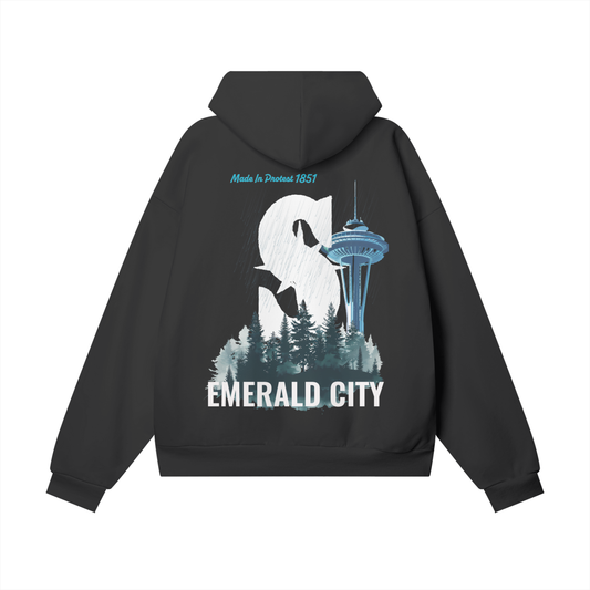 Seattle "Emerald City" Heavyweight Hoodie - 460 GSM