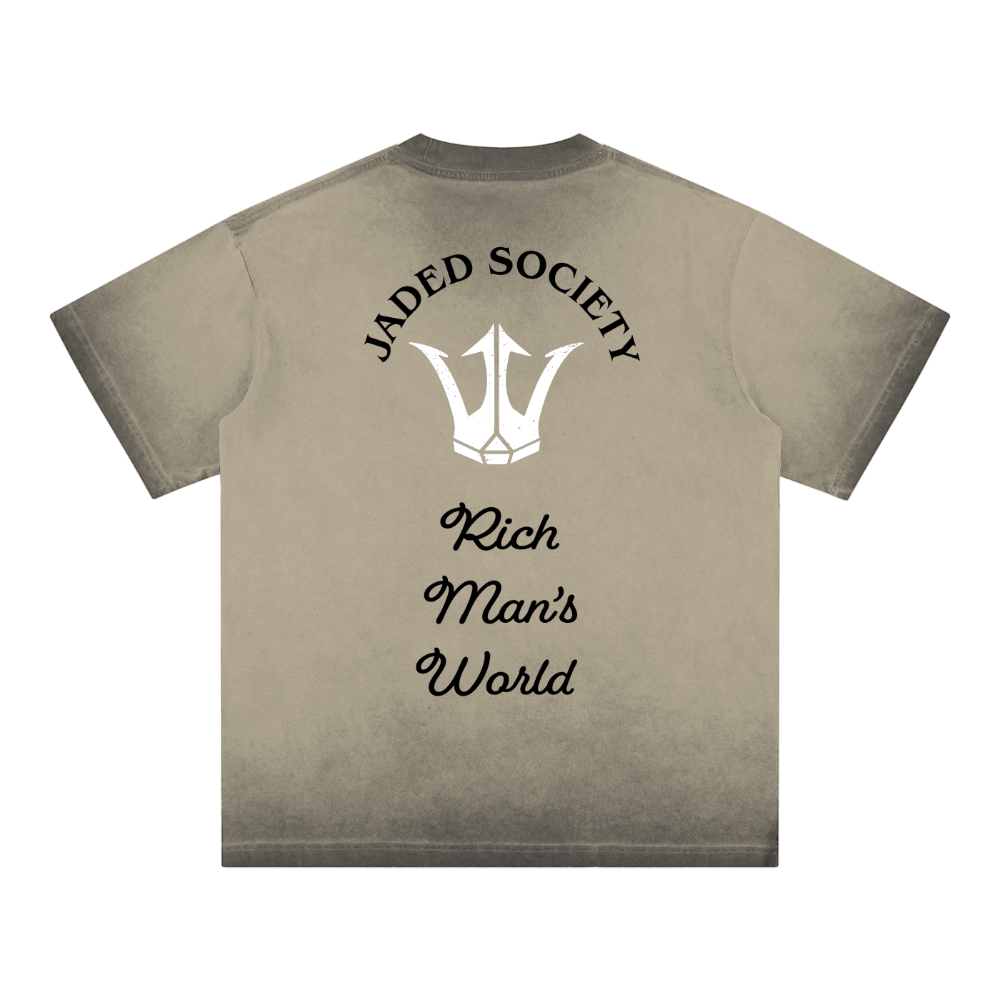 "Rich Mans World" Reverse Dyed T-shirt