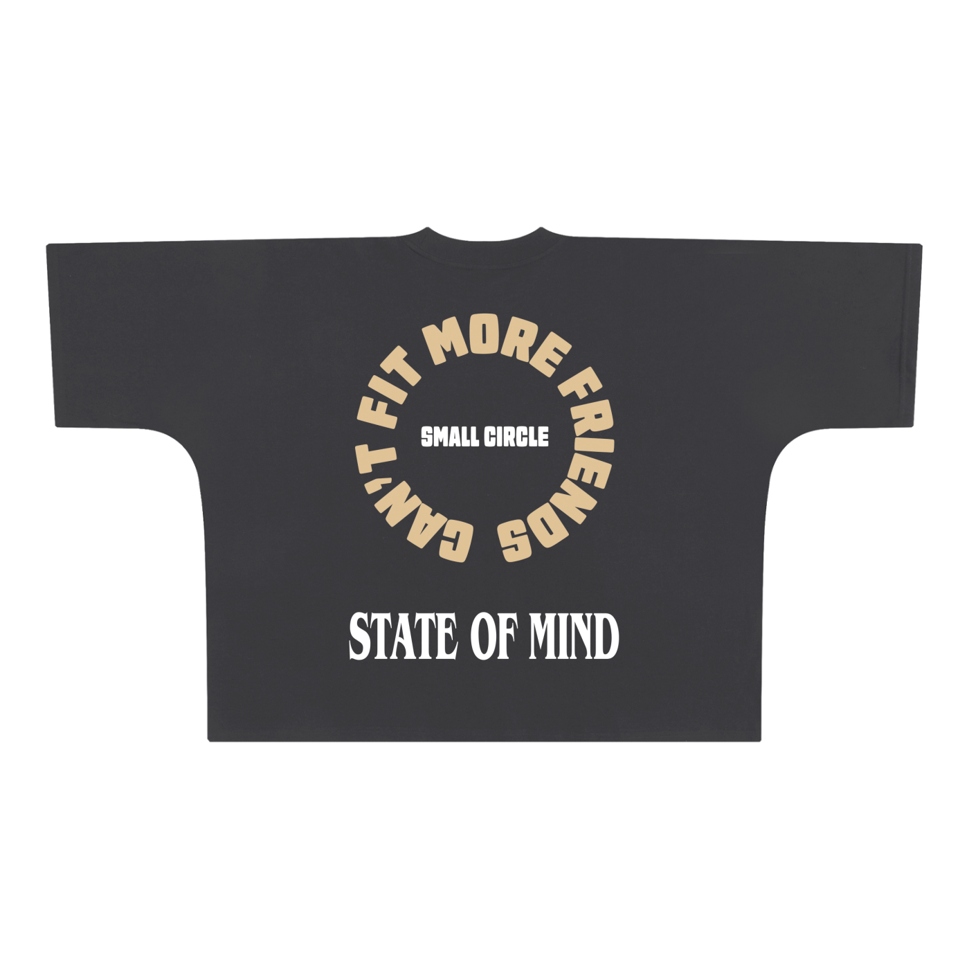 Small Circle Oversize Boxy Tee - 300 GSM