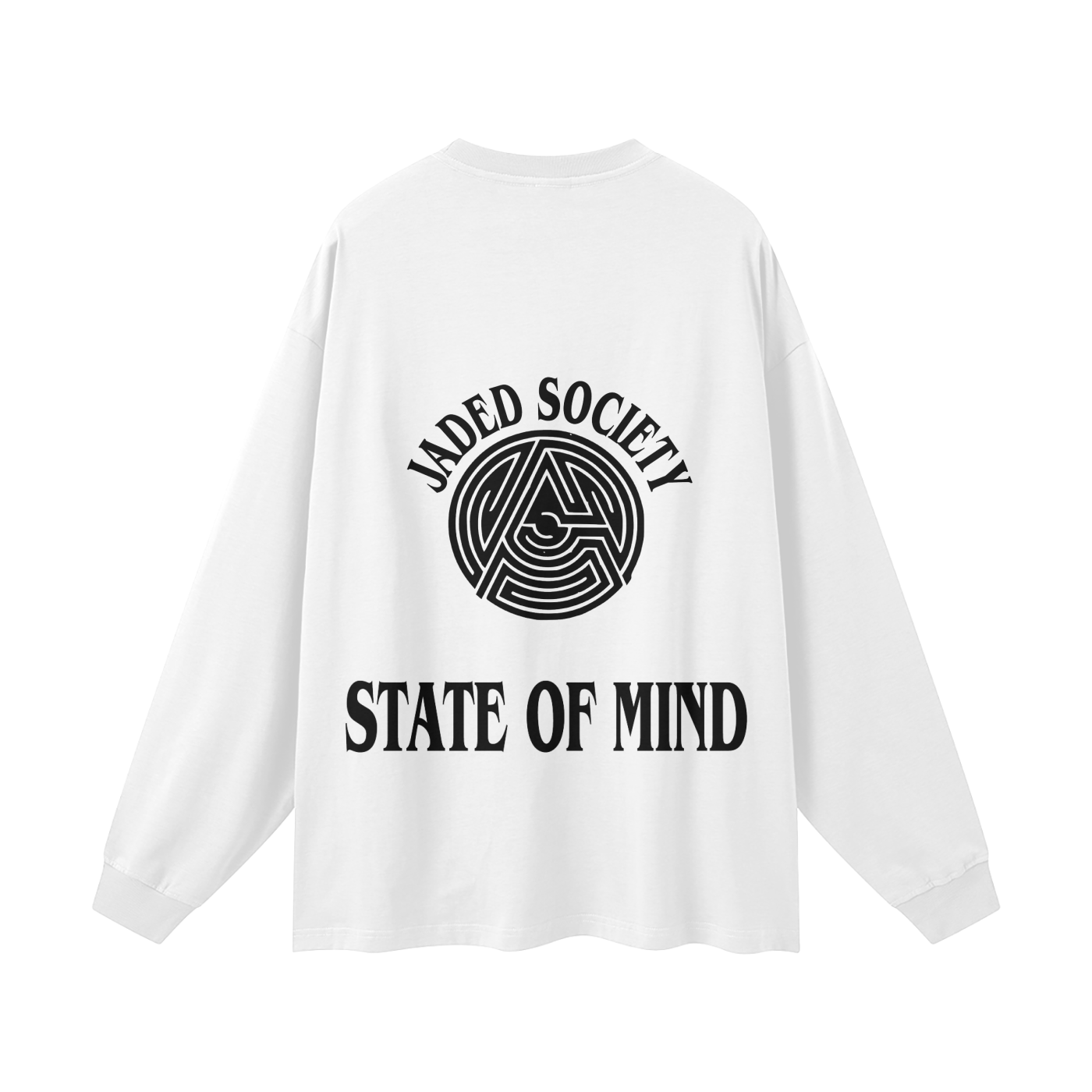 "Symbolism Tee" 305G FOG 100% Cotton Long Sleeve