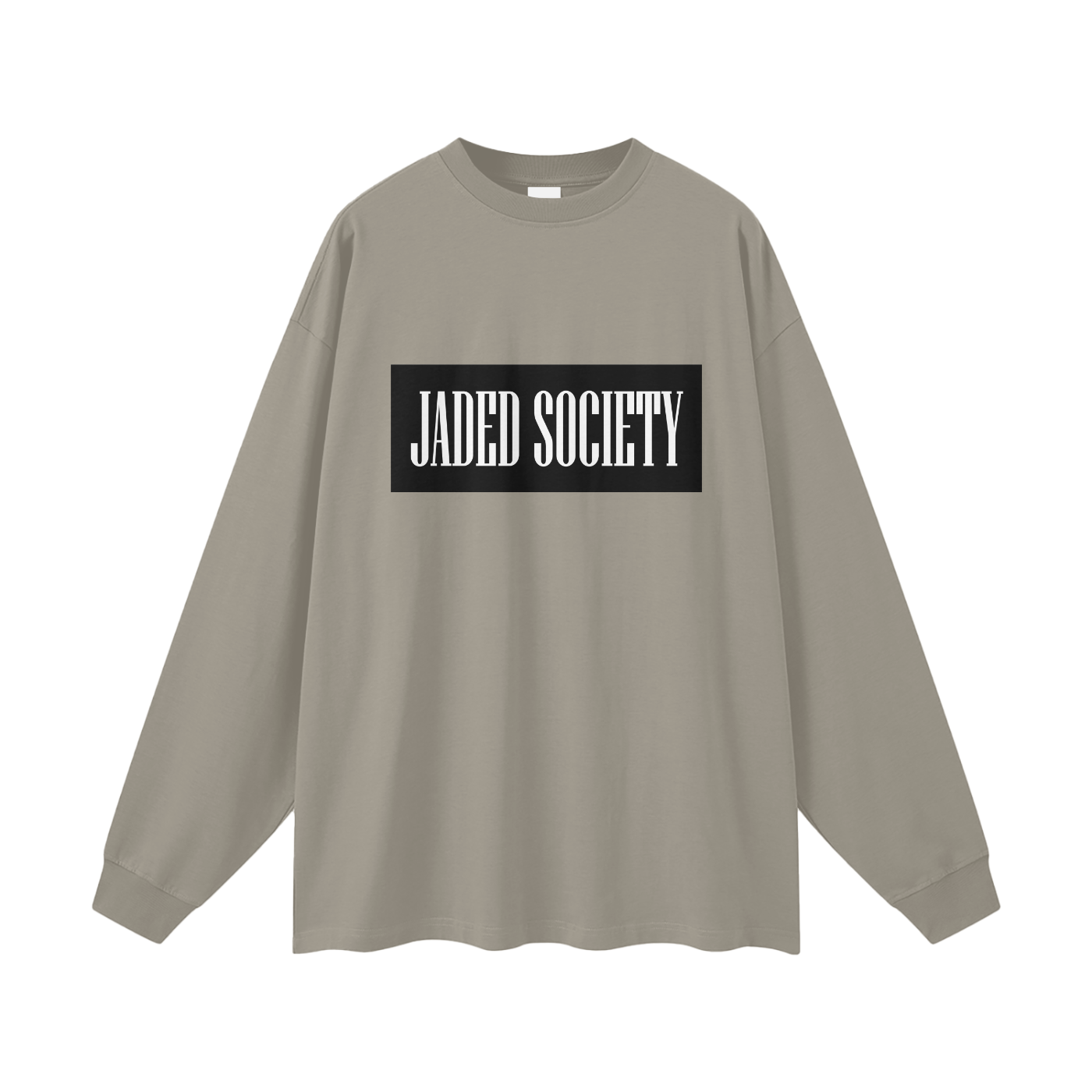 SHAKIN HANDS WITH DEATH 305G FOG 100% Cotton Long Sleeve Tee