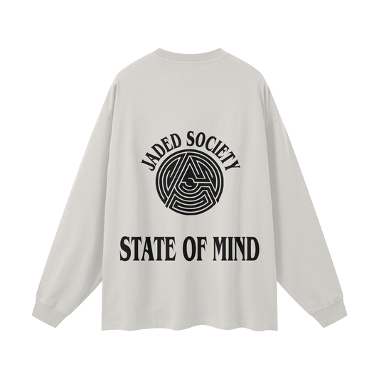 "Symbolism Tee" 305G FOG 100% Cotton Long Sleeve