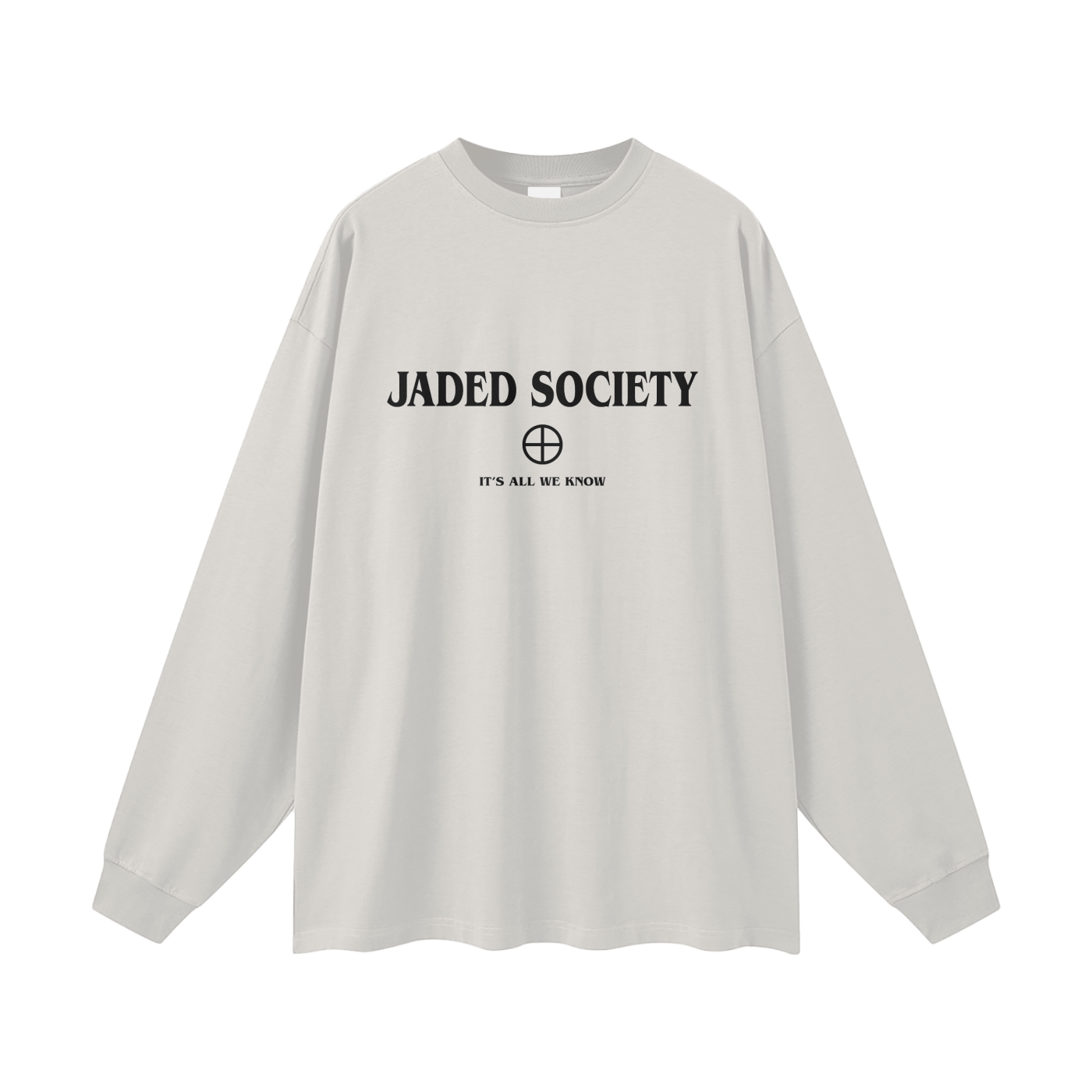 "Symbolism Tee" 305G FOG 100% Cotton Long Sleeve