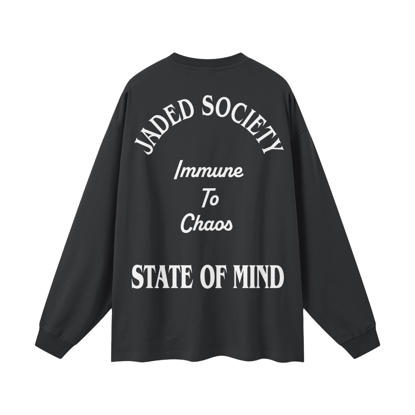 "Immune To Chaos" 305G 100% Cotton Long Sleeve Tee