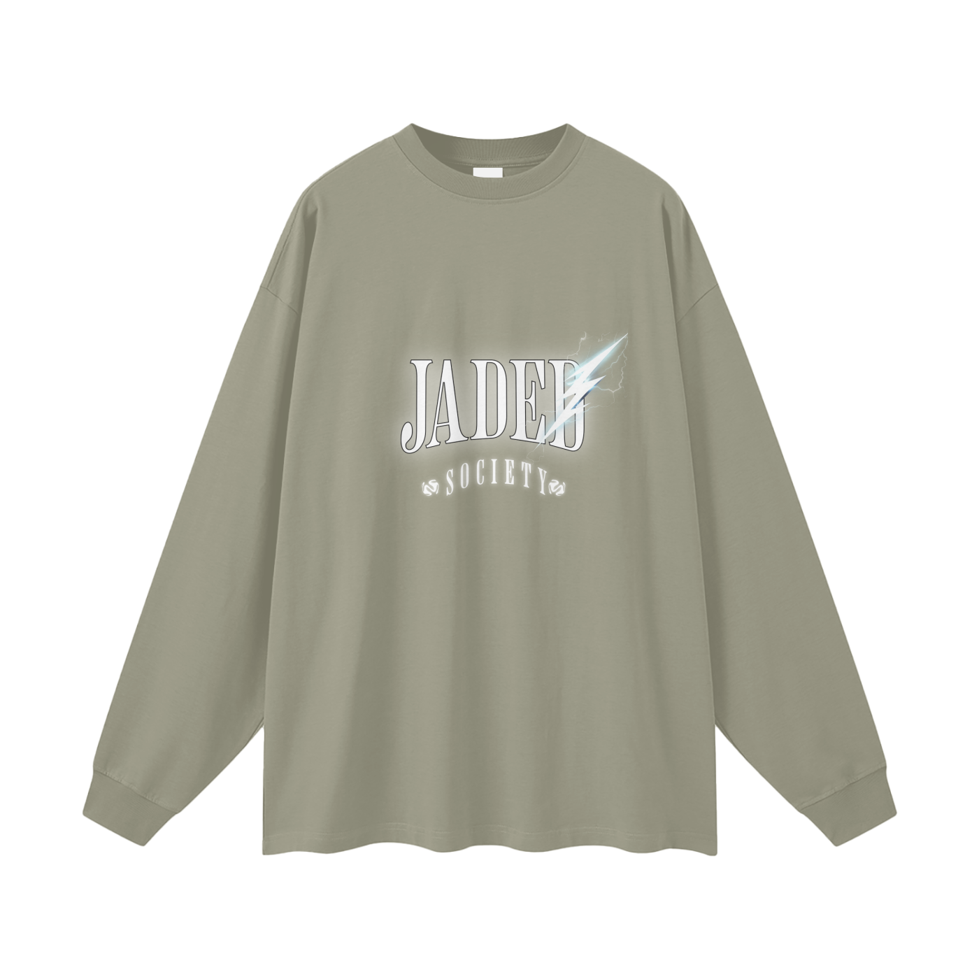 Streetwear Unisex 305G FOG 100% Cotton Long Sleeve Tee