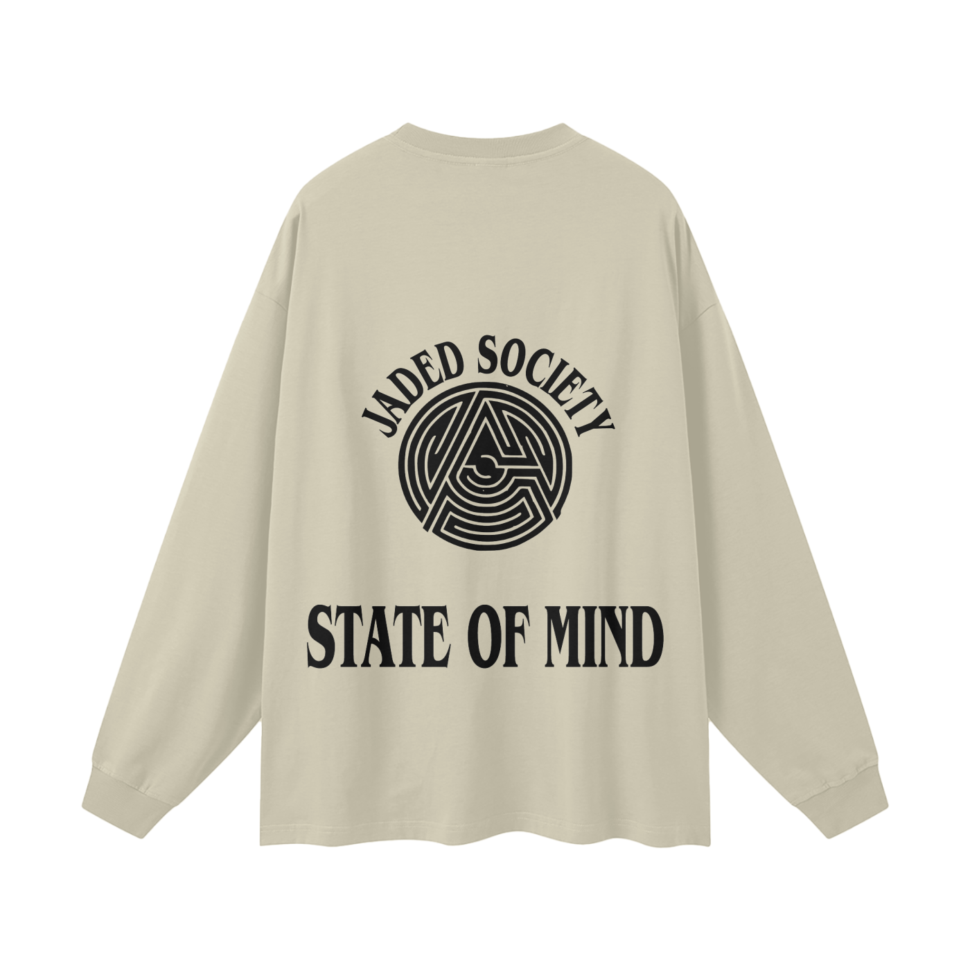 "Symbolism Tee" 305G FOG 100% Cotton Long Sleeve