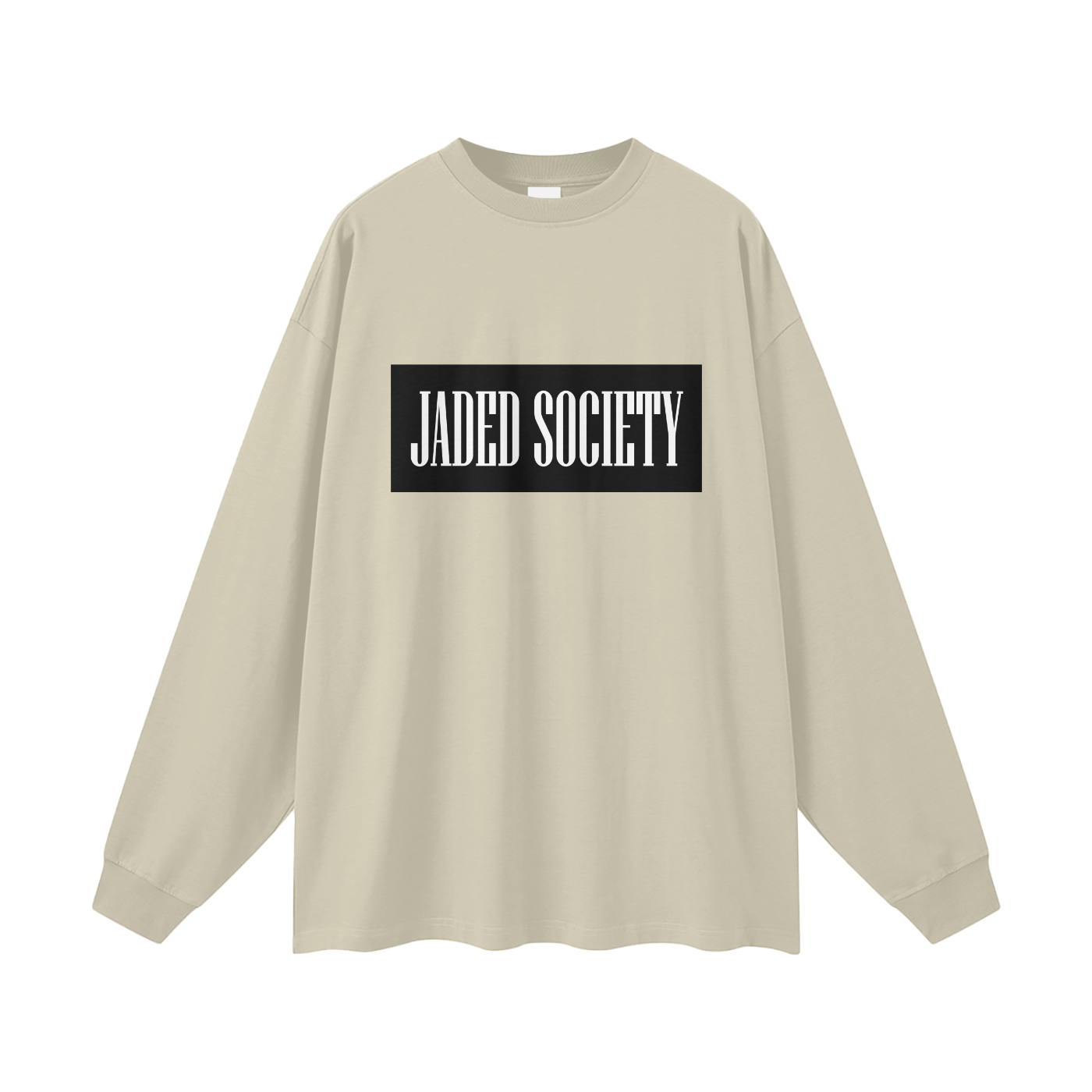 SHAKIN HANDS WITH DEATH 305G FOG 100% Cotton Long Sleeve Tee