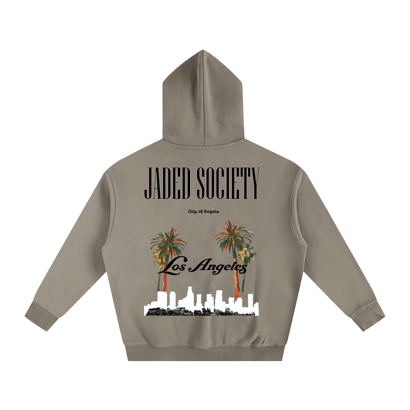LA Oversize Fleeced Hoodie