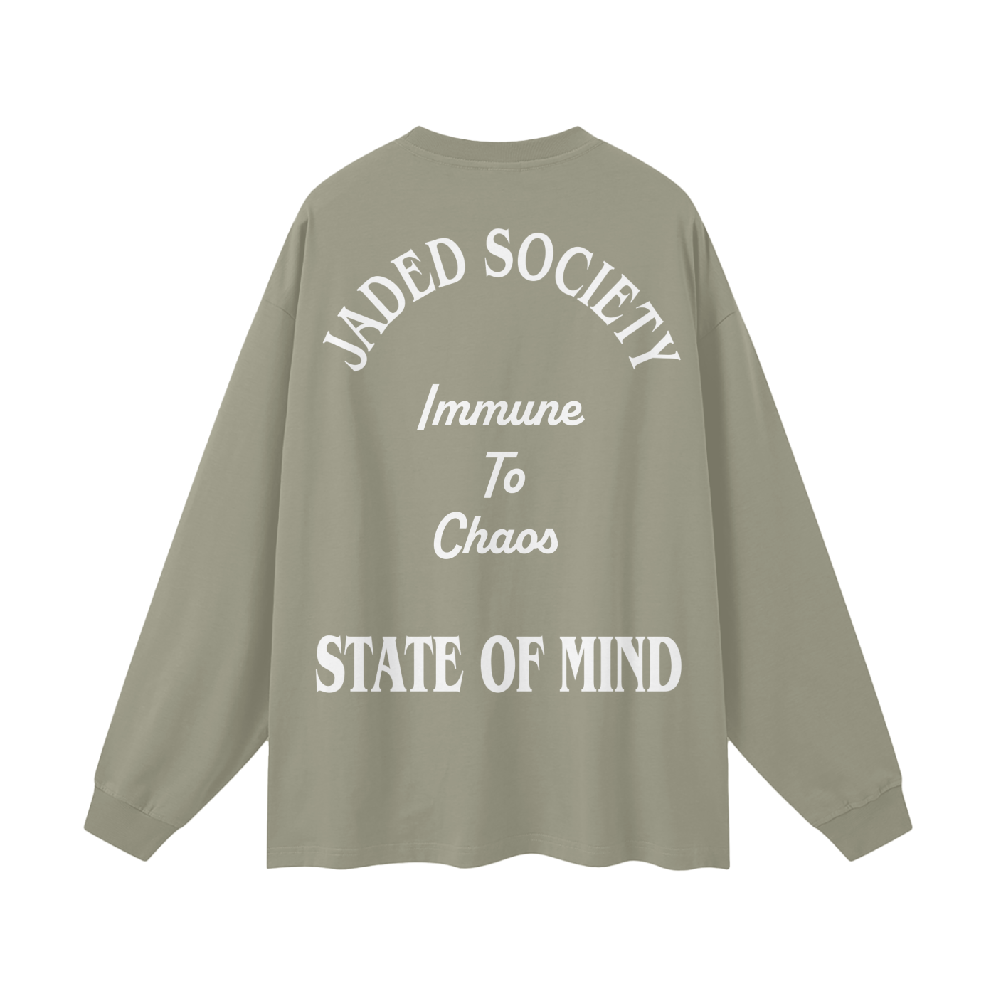 "Immune To Chaos" 305G 100% Cotton Long Sleeve Tee