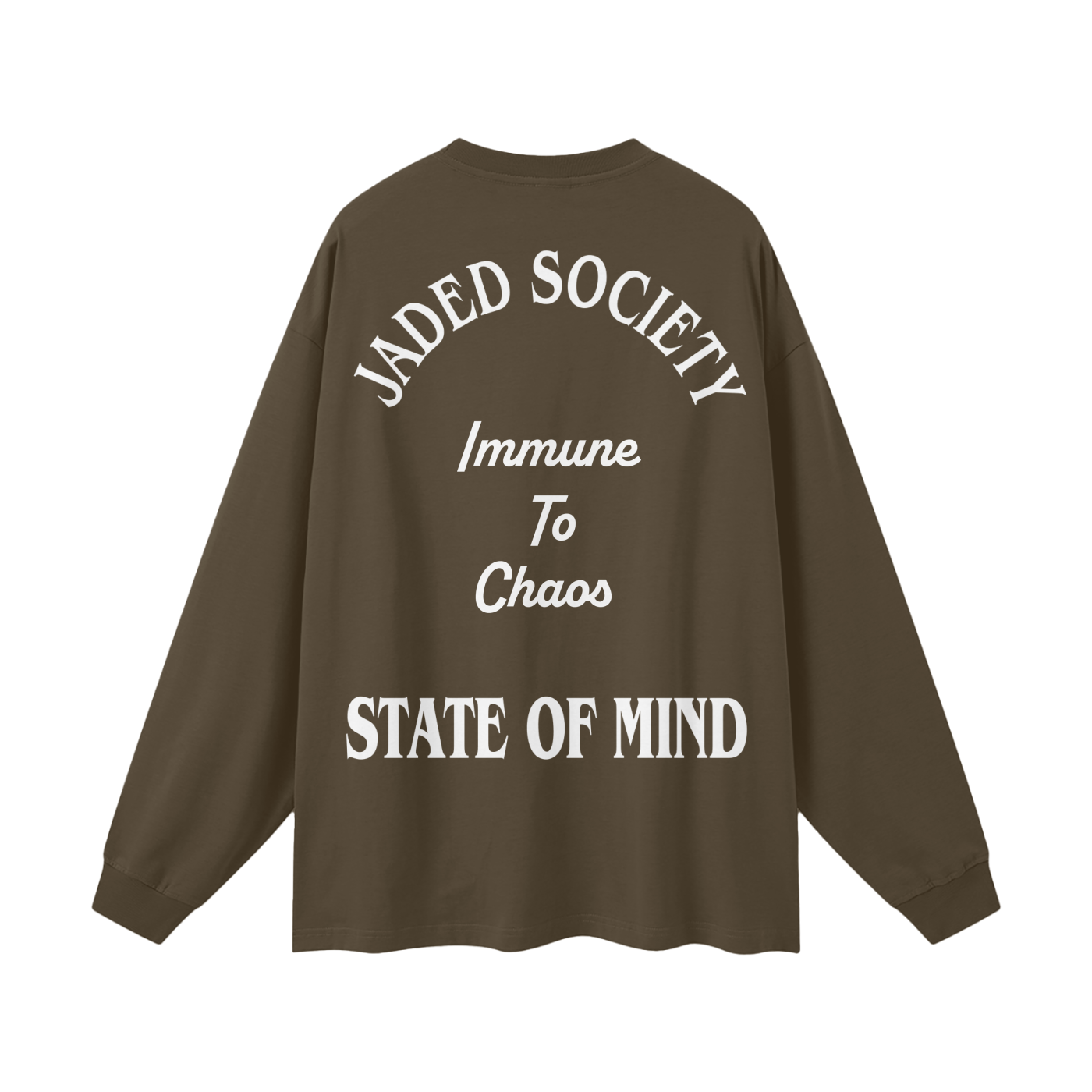 "Immune To Chaos" 305G 100% Cotton Long Sleeve Tee