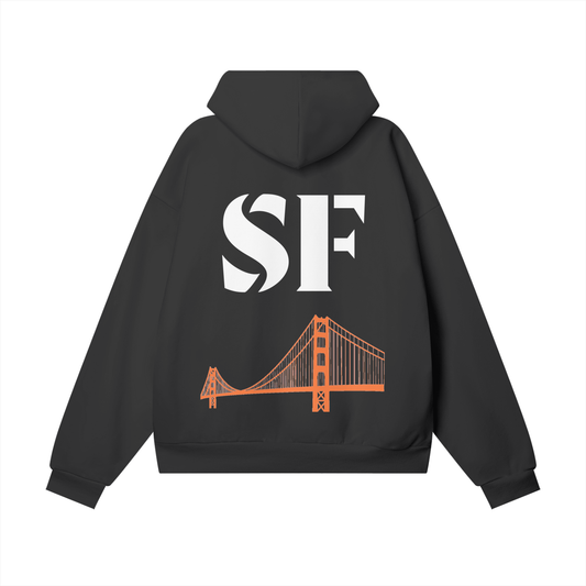 Oversize Heavyweight Hidden Pocket Fleece Hoodie - 460 GSM