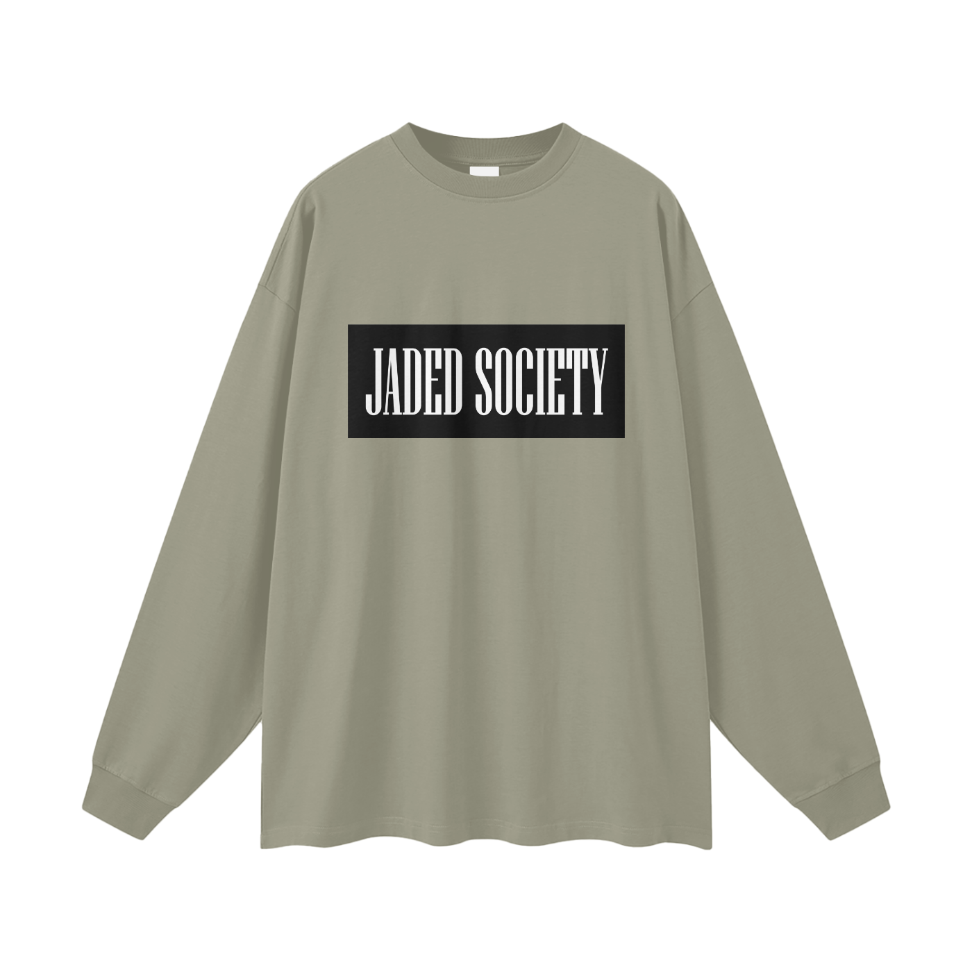 SHAKIN HANDS WITH DEATH 305G FOG 100% Cotton Long Sleeve Tee