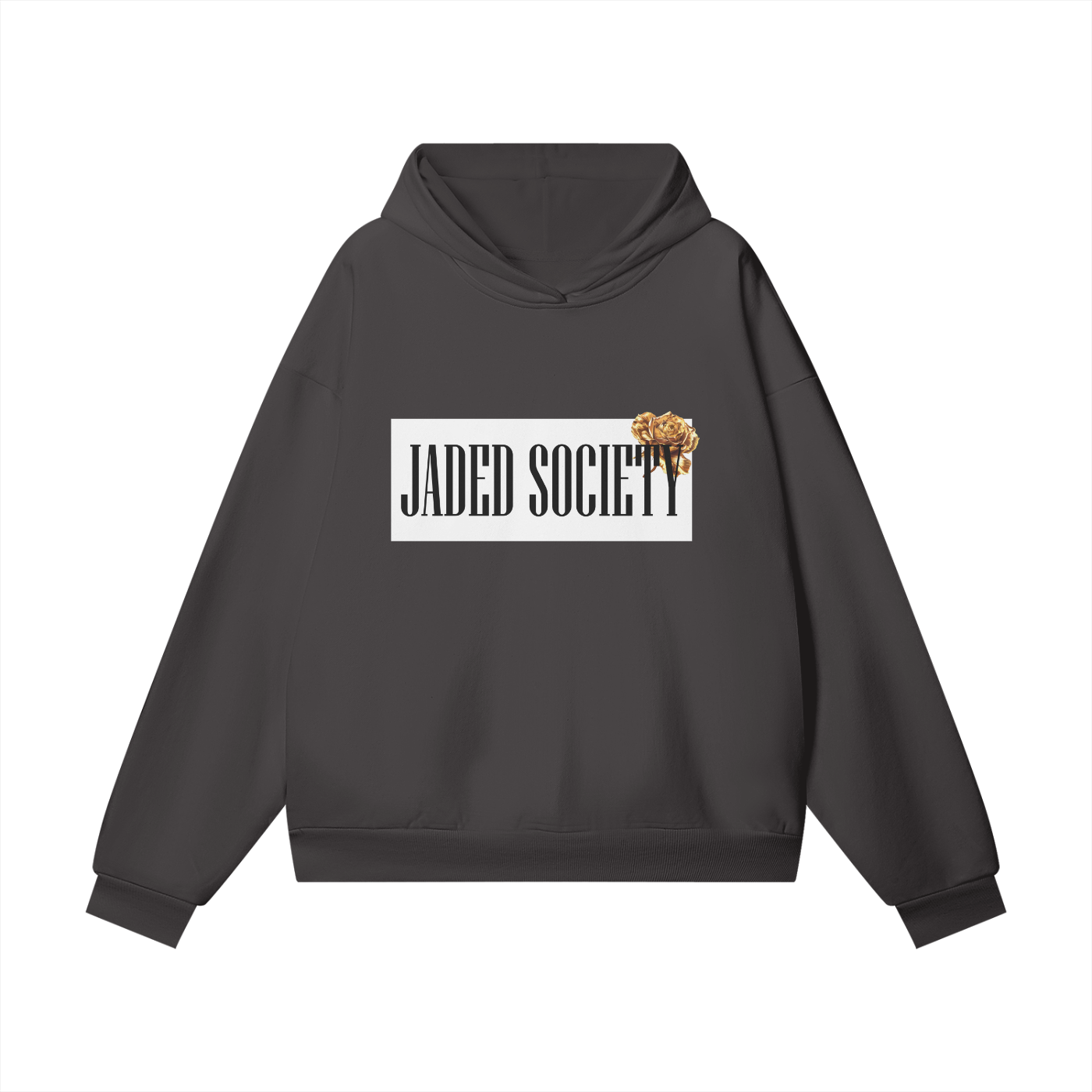 Golden Roses Hidden Pocket Hoodie - 500 GSM