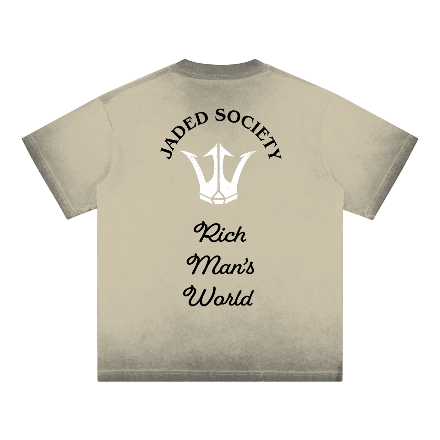 "Rich Mans World" Reverse Dyed T-shirt