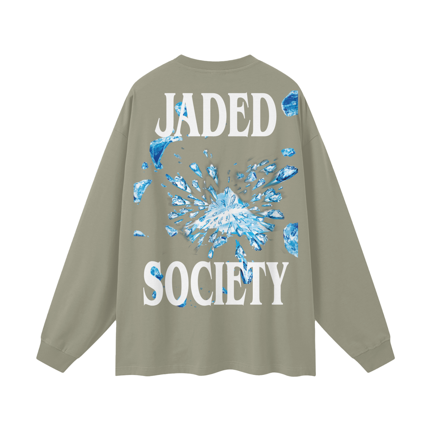 "Shatter" 305G 100% Cotton Long Sleeve Tee